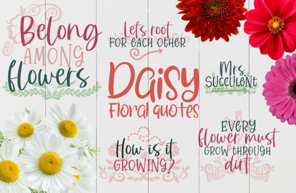 Belong Among Flowers: Exploring the Meaning and Design Potential of Daisy Floral Quotes
