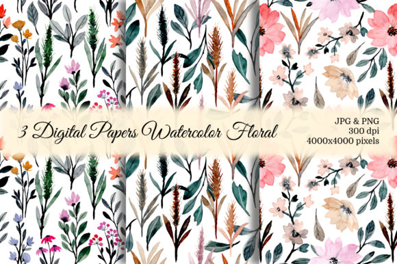 Elevating Creative Projects with Seamless Pattern Floral Watercolor 49