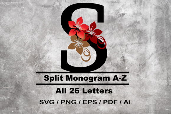 Elevating Personalization with the Split Floral Letter Monogram Collection