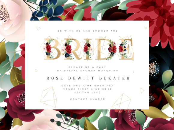 Evaluating Burgundy Floral Bride Wedding Invitations: Design, Format, and Practical Application