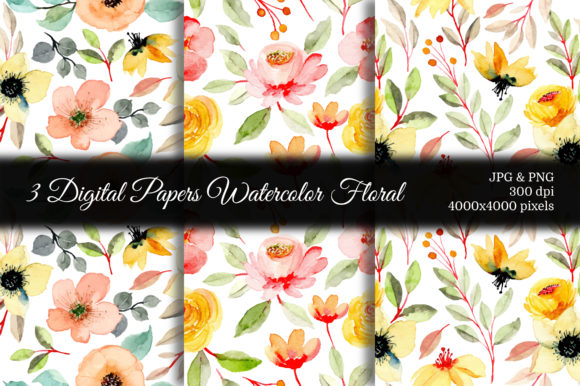 Evaluating Seamless Pattern Floral Watercolor 64 for Professional Design Projects