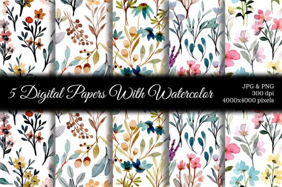 Evaluating Seamless Pattern Floral Watercolor 70 for Professional Design Projects