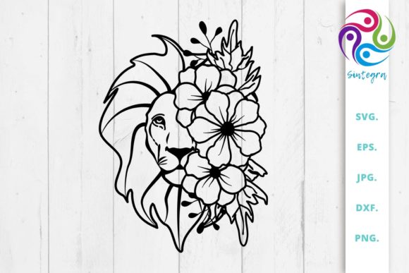 Floral Lion Svg File: A Comprehensive Guide for Crafters and Designers