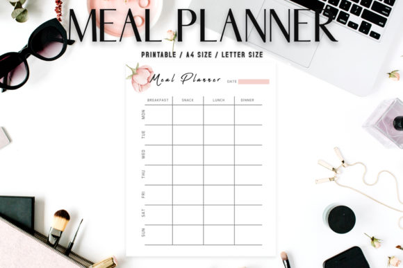 Floral Meal Planner Template V2: Integrating Aesthetic Nutrition Planning into Daily Workflows