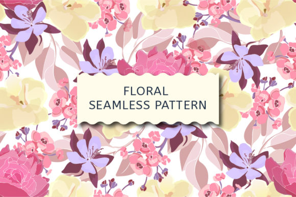 Floral Pattern: Pink, Yellow Flowers and Practical Design Applications
