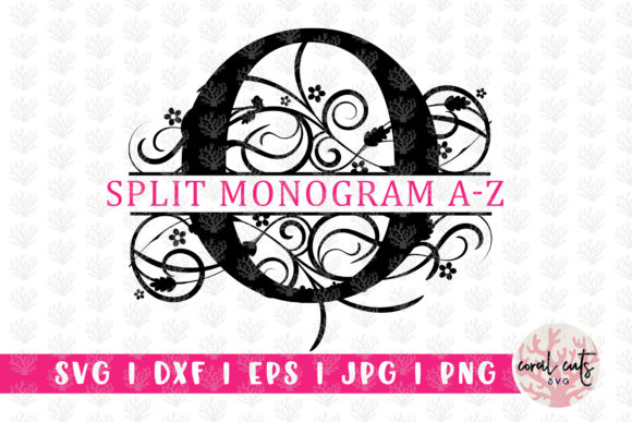 Floral Split Monogram Alphabets A to Z: A Comprehensive Guide for Crafters