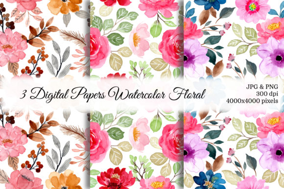 Integrating Seamless Pattern Floral Watercolor 47 into Professional and Creative Workflows