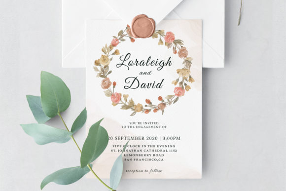 Modern Floral Wedding Invitation Template: A Strategic Asset for Elegant Event Branding
