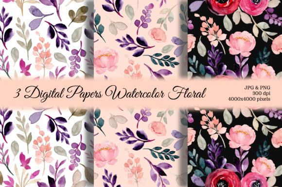 Seamless Pattern Floral Watercolor 100 Design Guide