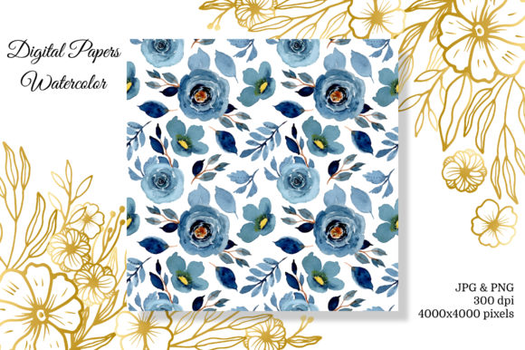 Seamless Pattern Floral Watercolor 15: Integrating High-Resolution Assets into Creative Workflows