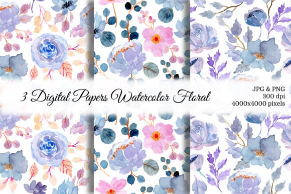 Seamless Pattern Floral Watercolor 35: Creative Uses