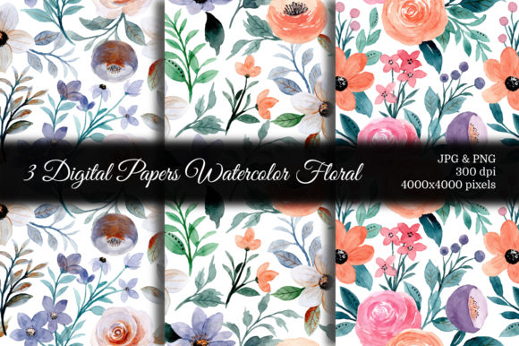 Seamless Pattern Floral Watercolor 55: Strategic Asset Integration for Creative Professionals