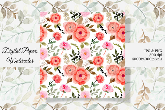 Seamless Pattern Floral Watercolor 6 Design Guide