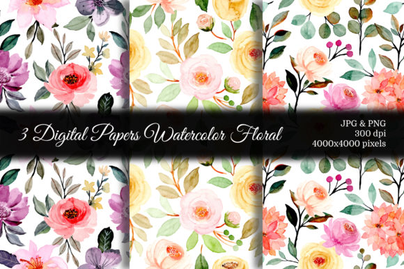 Strategic Application of Seamless Pattern Floral Watercolor 59 in Professional Design