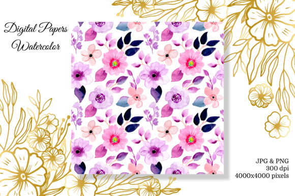 Understanding Seamless Watercolor Floral Patterns: A Guide to Digital Paper and Creative Application