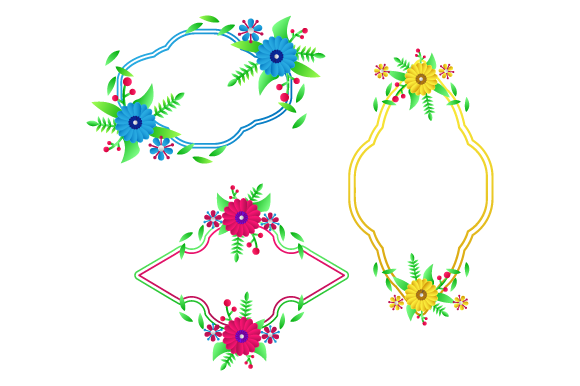 Unique Floral Frame Designs for Creative Projects