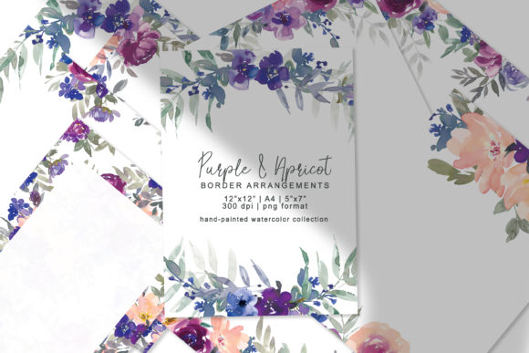 Watercolor Floral Border Arrangement Set: A Practical Guide for Stationery Design